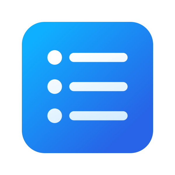 Ic Fluent Text Bullet List Square 48 Color