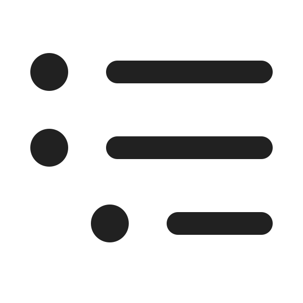 Ic Fluent Text Bullet List Tree 20 Filled