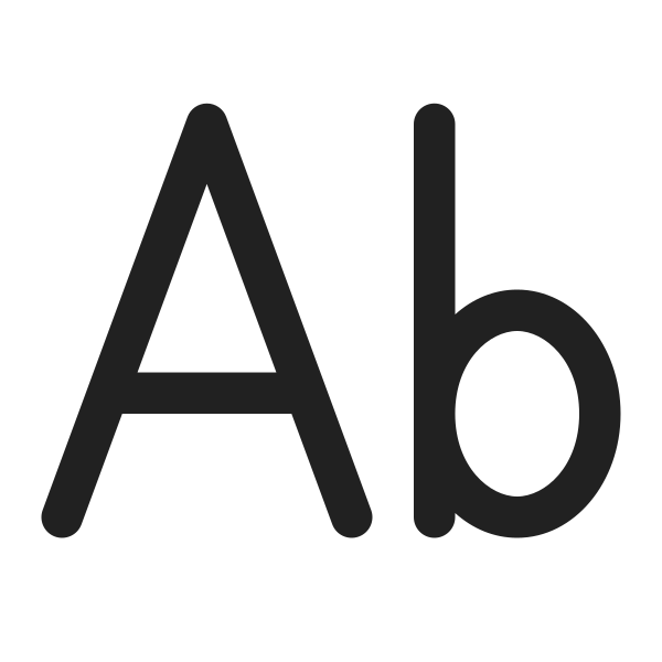 Ic Fluent Text Case Title 16 Regular