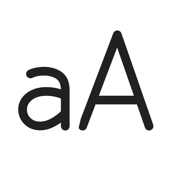 Ic Fluent Text Change Case 20 Regular