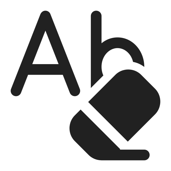 Ic Fluent Text Clear Formatting 32 Filled