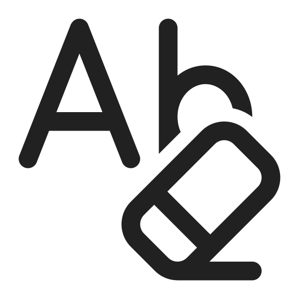 Ic Fluent Text Clear Formatting 32 Regular