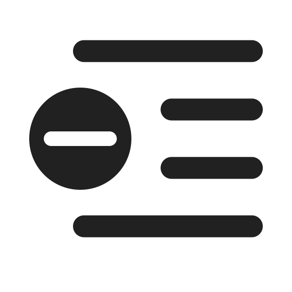 Ic Fluent Text Collapse 20 Filled