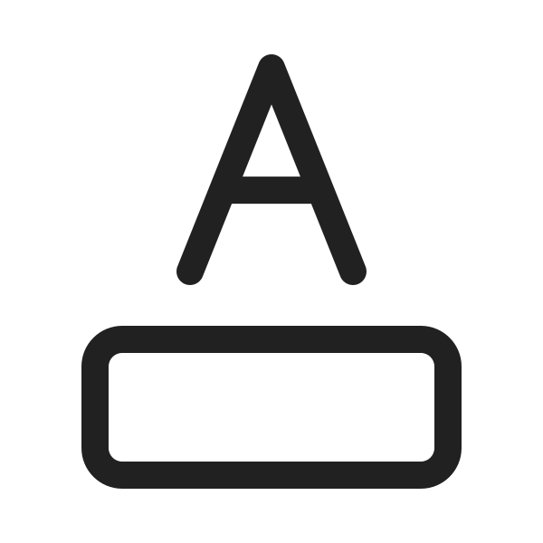 Ic Fluent Text Color 20 Regular