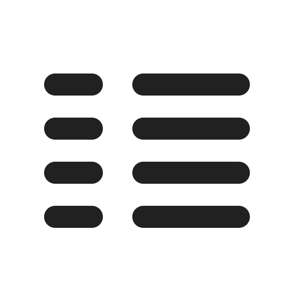 Ic Fluent Text Column Two Left 20 Filled