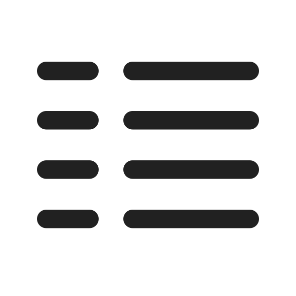 Ic Fluent Text Column Two Left 24 Regular