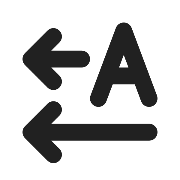 Ic Fluent Text Direction Horizontal Left 16 Filled