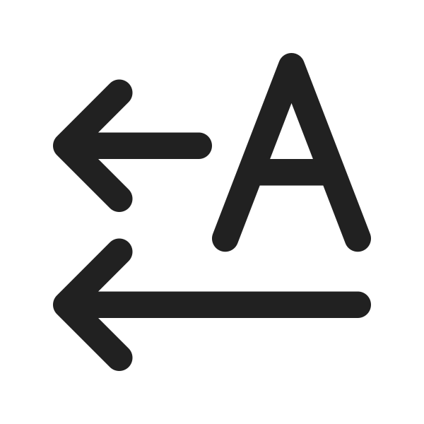 Ic Fluent Text Direction Horizontal Left 16 Regular