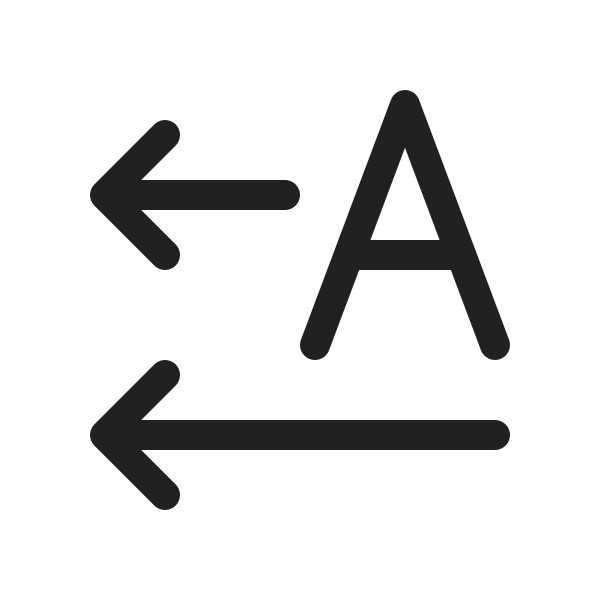 Ic Fluent Text Direction Horizontal Left 20 Regular