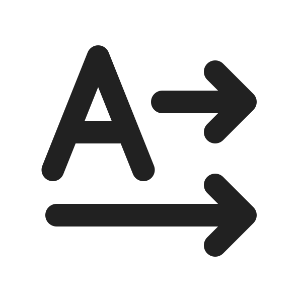 Ic Fluent Text Direction Horizontal Ltr 20 Filled
