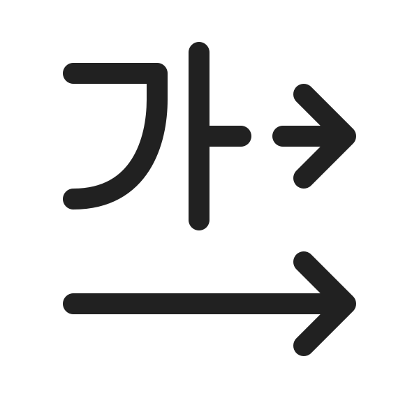 Ic Fluent Text Direction Horizontal Ltr 20 Regular