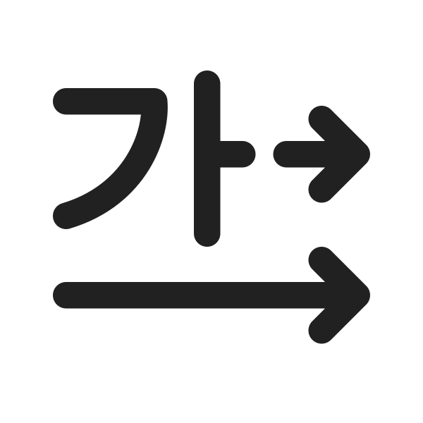 Ic Fluent Text Direction Horizontal Ltr 24 Regular