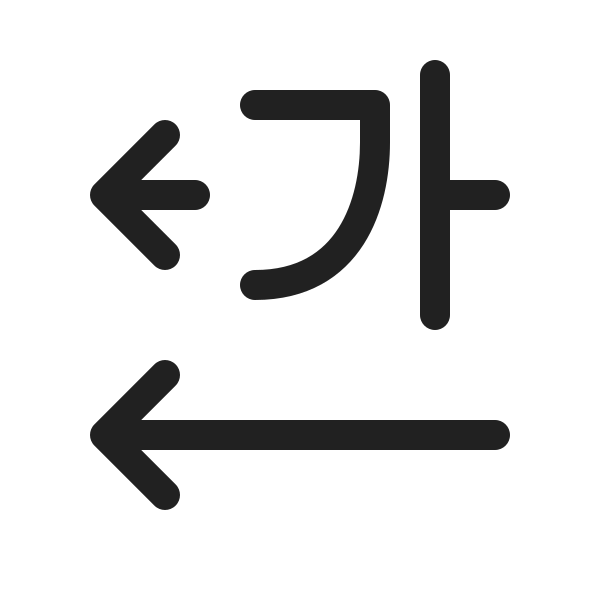 Ic Fluent Text Direction Horizontal Rtl 20 Regular