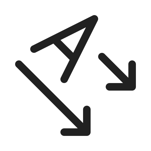 Ic Fluent Text Direction Rotate 45 Right 20 Regular