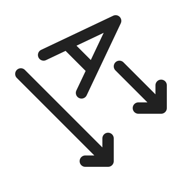Ic Fluent Text Direction Rotate 45 Right 24 Regular