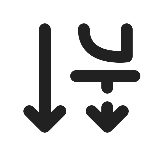 Ic Fluent Text Direction Rotate 90 Ltr 20 Filled