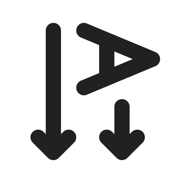 Ic Fluent Text Direction Rotate 90 Ltr 24 Filled