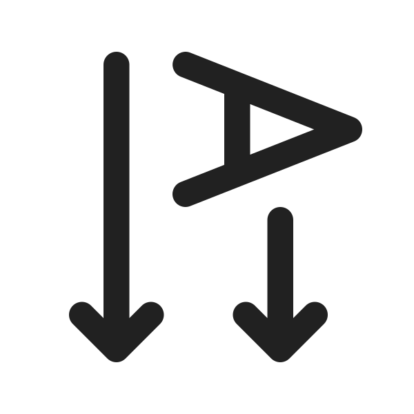 Ic Fluent Text Direction Rotate 90 Right 24 Regular
