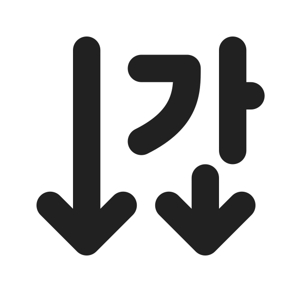 Ic Fluent Text Direction Vertical 16 Filled