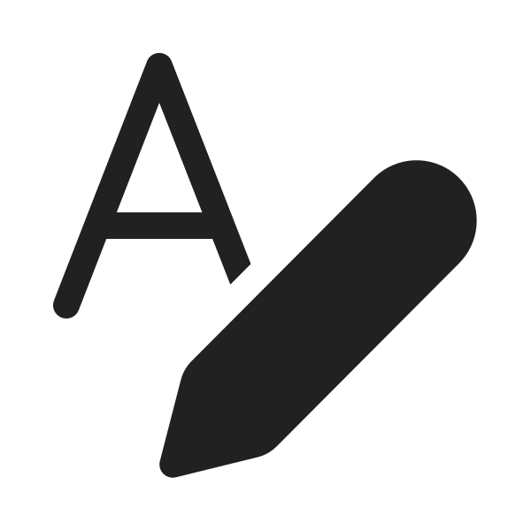 Ic Fluent Text Edit Style 20 Filled