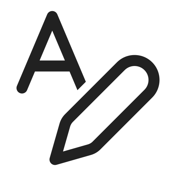 Ic Fluent Text Edit Style Character A 32 Regular