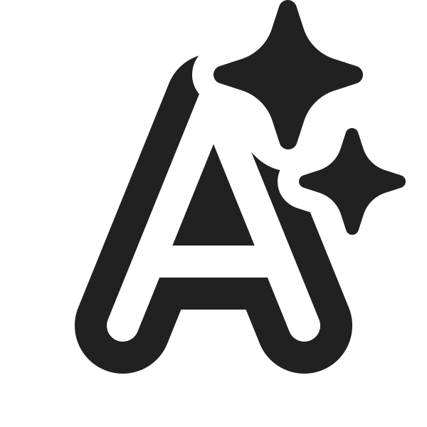 Ic Fluent Text Effects Sparkle 20 Filled