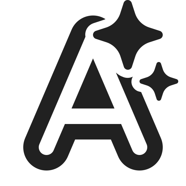 Ic Fluent Text Effects Sparkle 24 Filled
