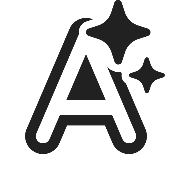 Ic Fluent Text Effects Sparkle 24 Regular