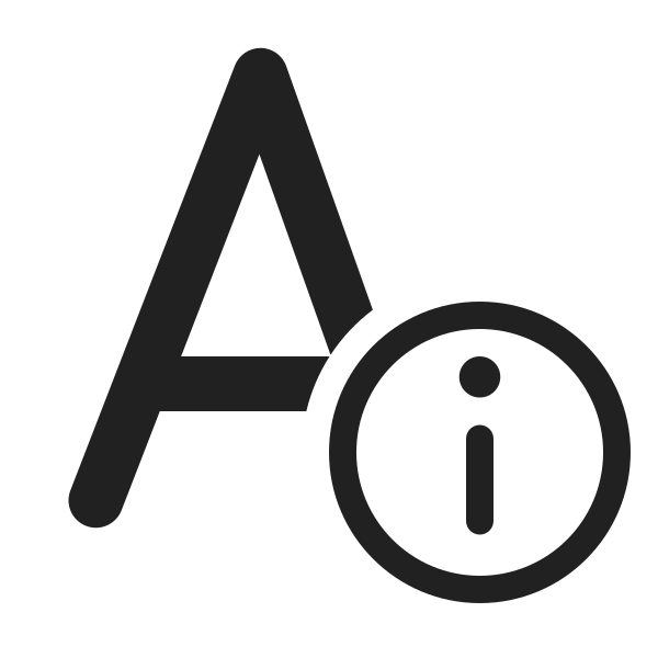 Ic Fluent Text Font Info 24 Filled