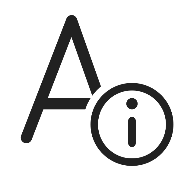 Ic Fluent Text Font Info 24 Regular