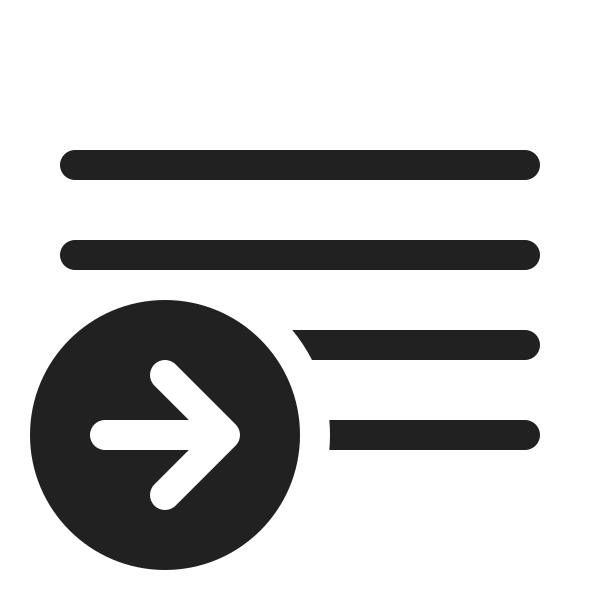 Ic Fluent Text Grammar Arrow Left 20 Regular