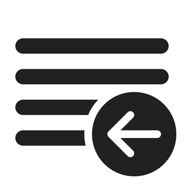 Ic Fluent Text Grammar Arrow Left 24 Filled