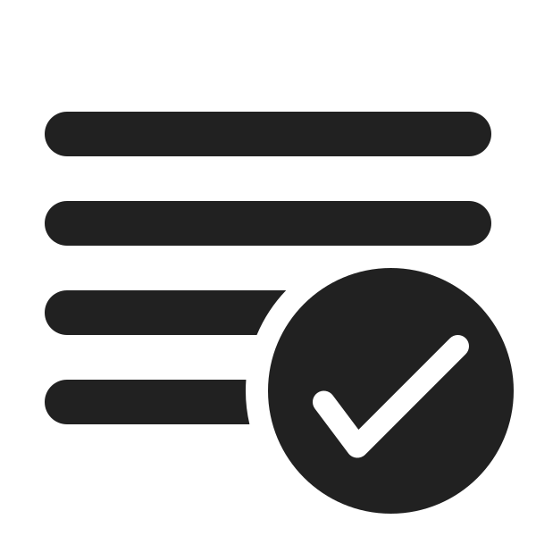Ic Fluent Text Grammar Checkmark 24 Filled