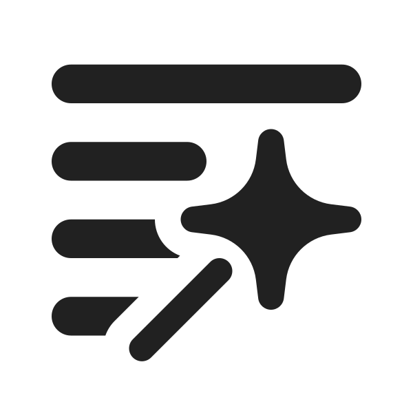 Ic Fluent Text Grammar Wand 16 Filled
