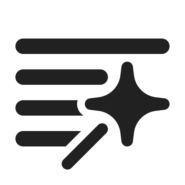 Ic Fluent Text Grammar Wand 24 Filled