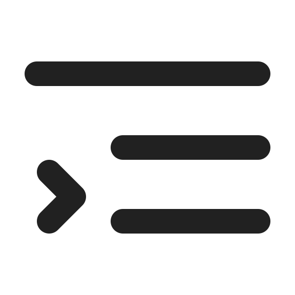 Ic Fluent Text Hanging 24 Filled