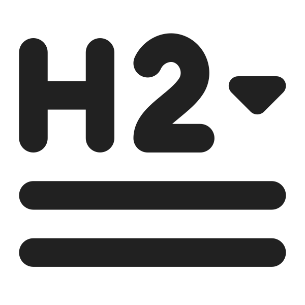 Ic Fluent Text Header 2 Lines Caret 16 Filled