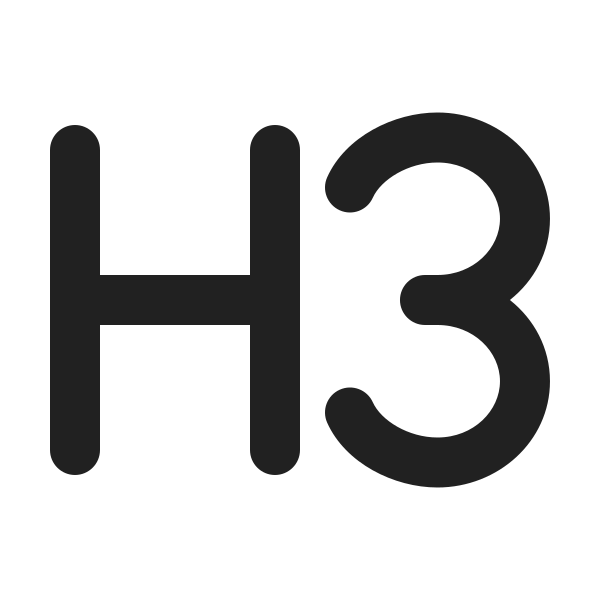 Ic Fluent Text Header 3 24 Filled