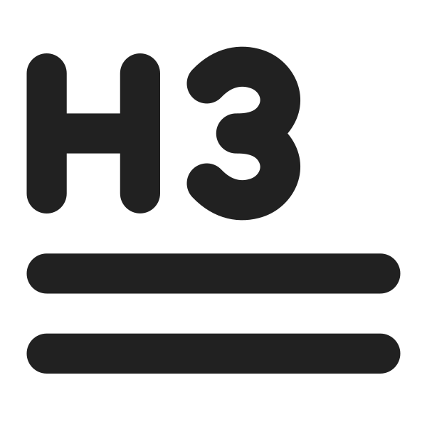 Ic Fluent Text Header 3 Lines 16 Filled