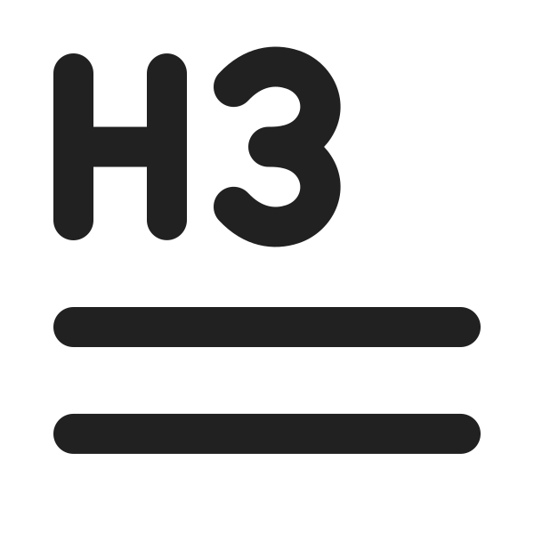 Ic Fluent Text Header 3 Lines 20 Filled