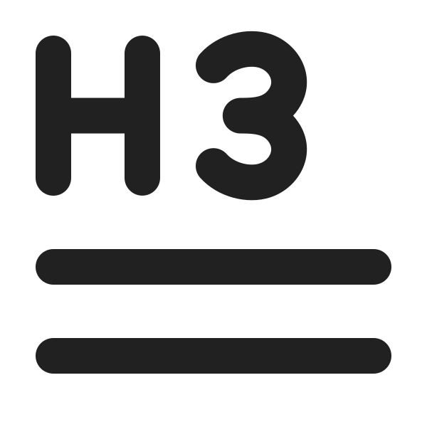 Ic Fluent Text Header 3 Lines 24 Filled