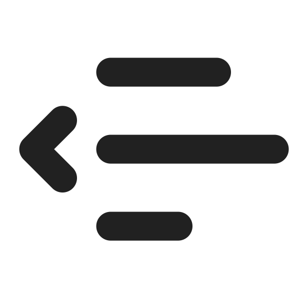 Ic Fluent Text Indent Decrease 16 Filled