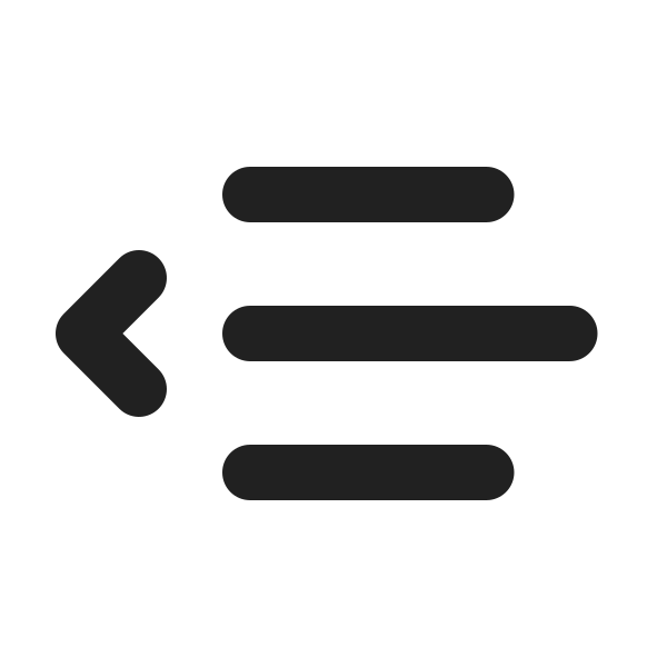 Ic Fluent Text Indent Decrease Ltr 24 Filled