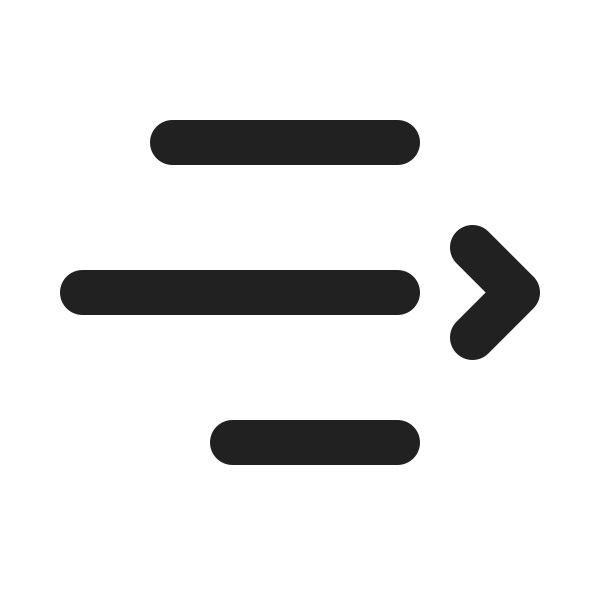 Ic Fluent Text Indent Decrease Rtl 20 Filled