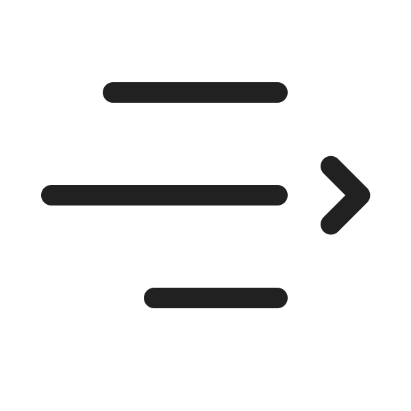 Ic Fluent Text Indent Decrease Rtl 20 Regular