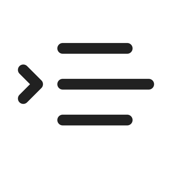 Ic Fluent Text Indent Increase 24 Regular