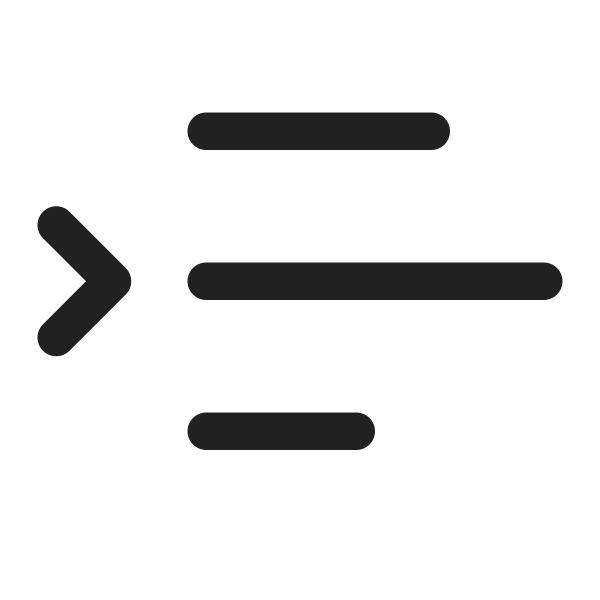 Ic Fluent Text Indent Increase Ltr 16 Regular