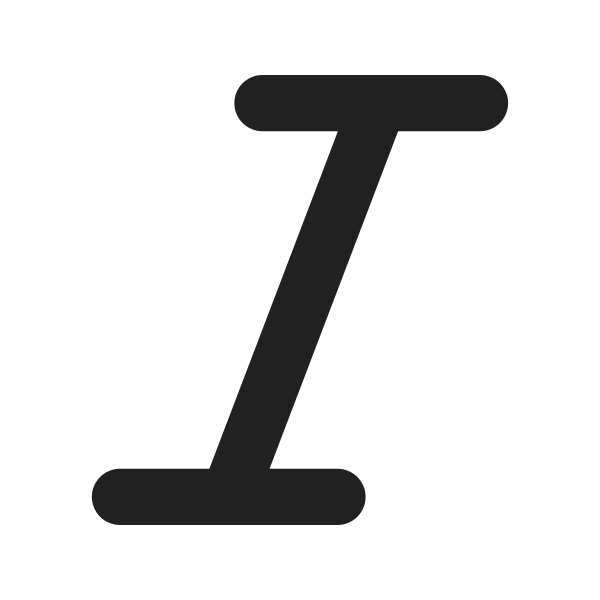 Ic Fluent Text Italic 16 Filled