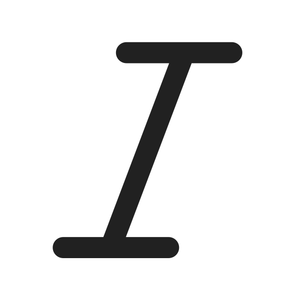 Ic Fluent Text Italic 28 Filled