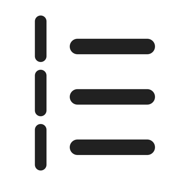 Ic Fluent Text List Roman Numeral Uppercase 24 Filled